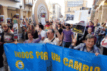 Manifestación del 15-M en Soria