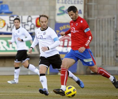 Nagore en un partido 