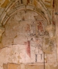 Mural dando muerte a Becket