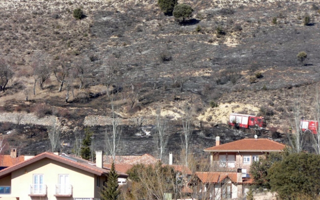 Las casas estaban muy cerca