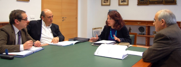 Reunión del convenio de bomberos