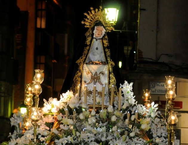 Imagen de la Virgen de la Soledad