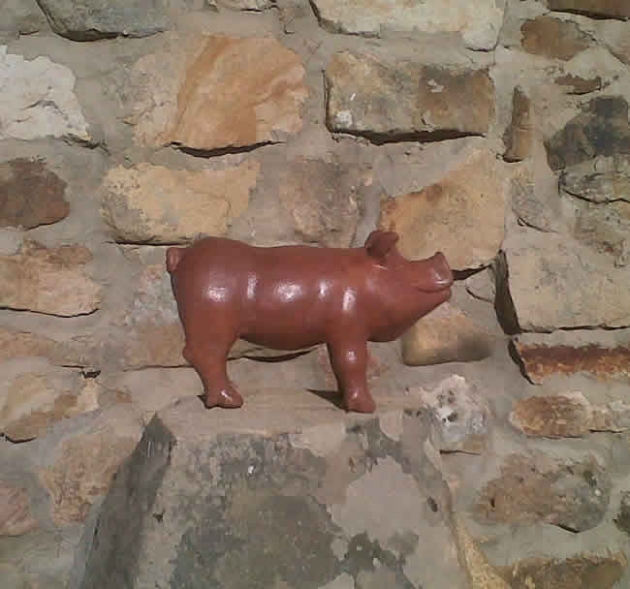 Escultura del cerdito