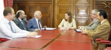 Heredia se reúne con la delegación del Banco de Alimentos en Soria