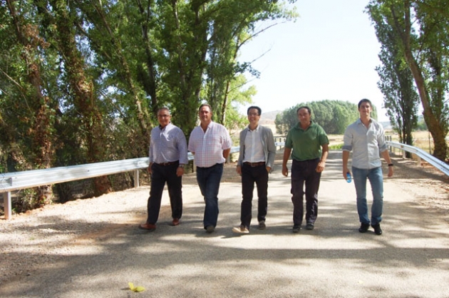 Visita de Diputación a la obra