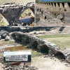 Imágenes del deteriorado puente romano de Vinuesa