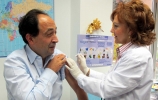 El delegado de la Junta en Soria se ha vacunado este lunes en La Milagrosa
