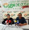 Jesús García (izda.) de COAG y Raúl Ramírez de UPA en rueda de prensa