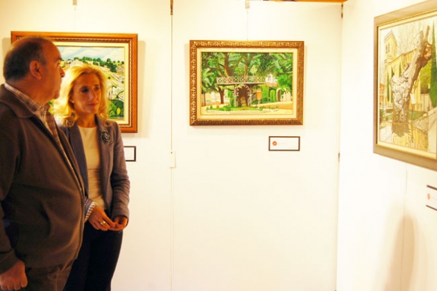 Latorre y Valdenebro en la muestra