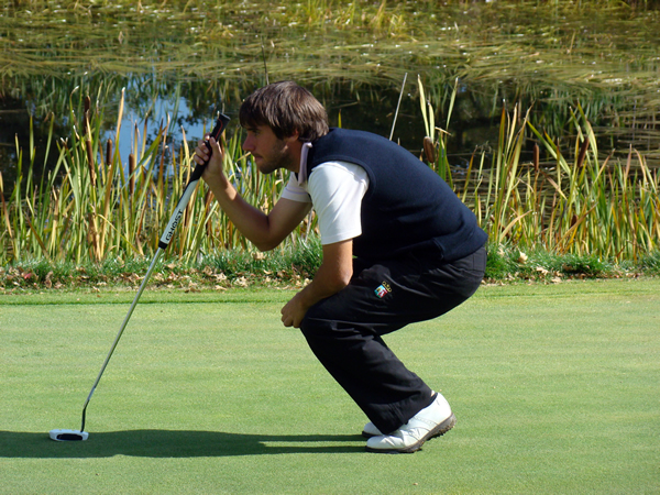 El golfista soriano Daniel Berná