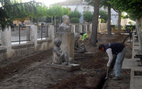 Obras en el entorno del colegio