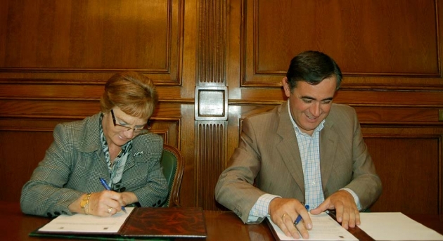 Berrojo y Pardo en la firma