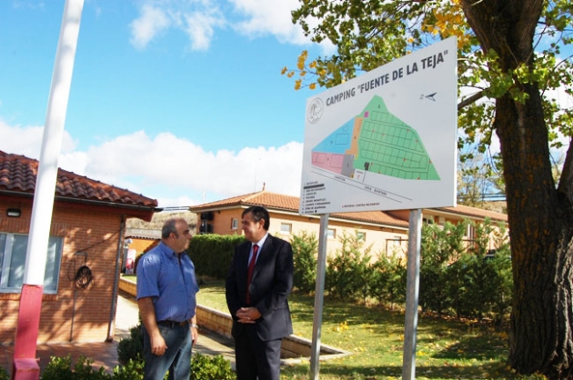 Visita de Pardo al camping