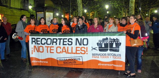 Participantes en la manifestación