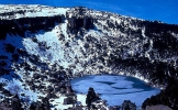 Laguna Negra con nieve