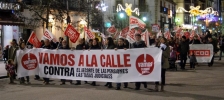 La manifestación en Mariano Granados
