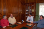Reunión con los alcaldes de Santa María de las Hoyas y Fuentearmegil