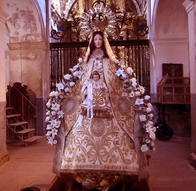 La Virgen de los Remedios, lista para las fiestas de Ágreda - SoriaNoticias