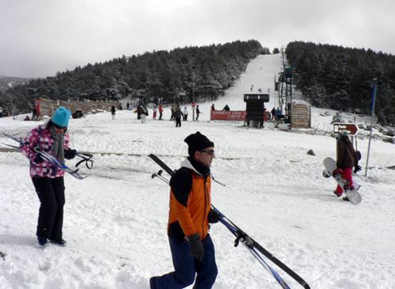 Pista de esquí alpino en Santa Inés