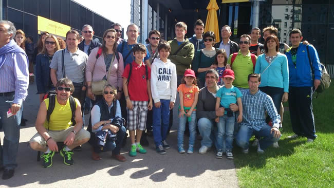 Foto familia del viaje