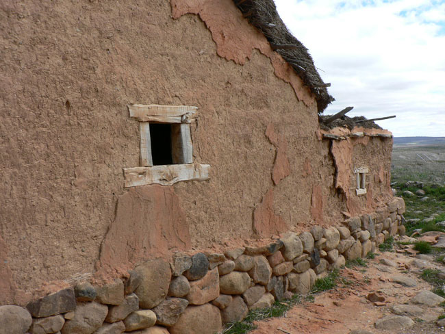 Las casas están muy deteriorada
