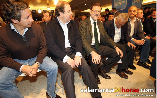 Rajoy, con Herrera, en Salamanca