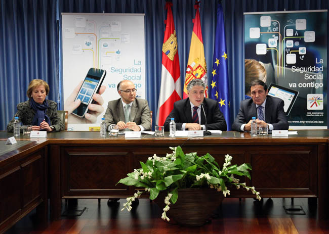 Martín, (izda.), Ruiz, Burgos y Sáez.