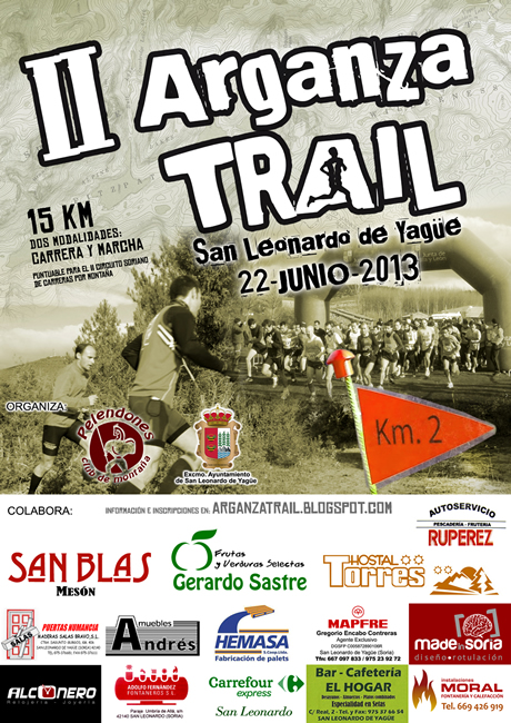 Cartel de la prueba