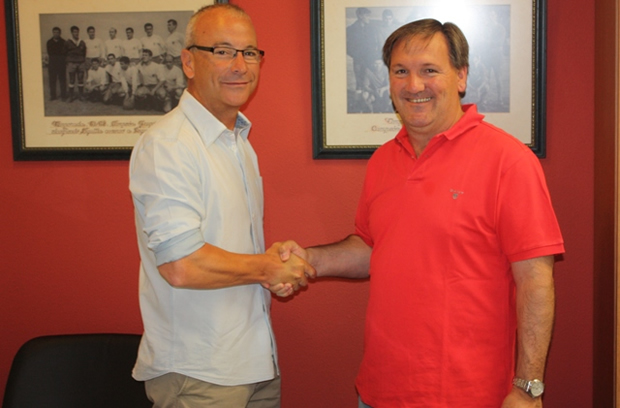 Andrés Vidorreta con Eduardo Rubio