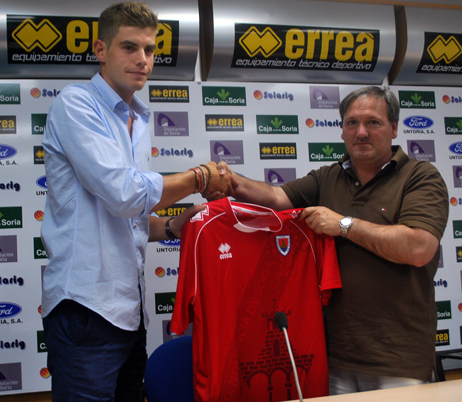 Raúl, (izda.) junto a Eduardo Garcés.