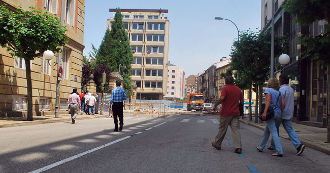 El túnel desembocaría en Alfonso VIII.