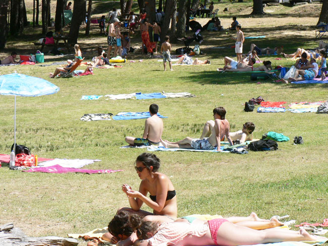 Aspecto de Playa Pita este mes de julio