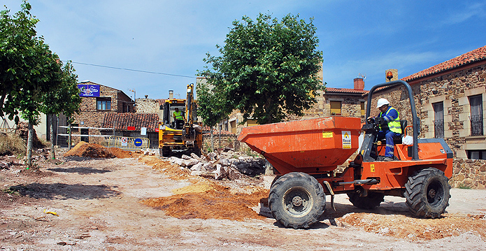 Trabajos en Las Casas.