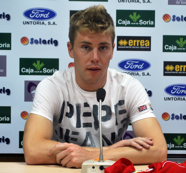 El nuevo extremo del Numancia.