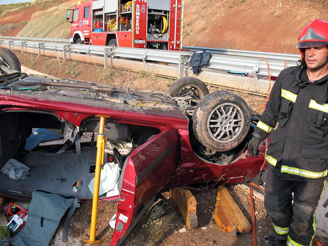 Imagen del accidente.