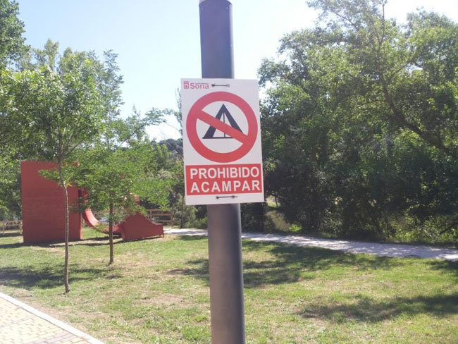 La zona del Enclave se ha señalizado