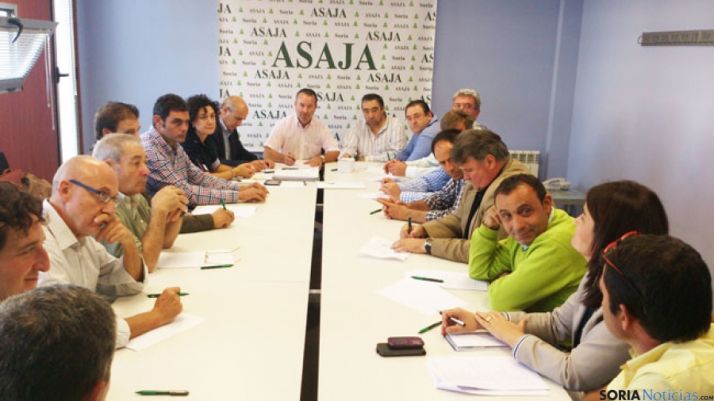 Directiva regional de ASAJA en Soria