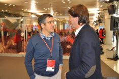 Patxi López y Carlos Martínez en la Conferencia del PSOE