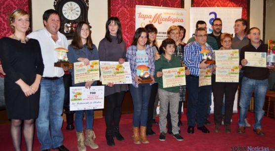 Finalistas y ganadores del  VI Concurso Provincial de la Tapa Micológica 
