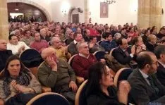 El Aula Magna Tirso de Molina, abarrotada en los premios de ASAJA. / SN
