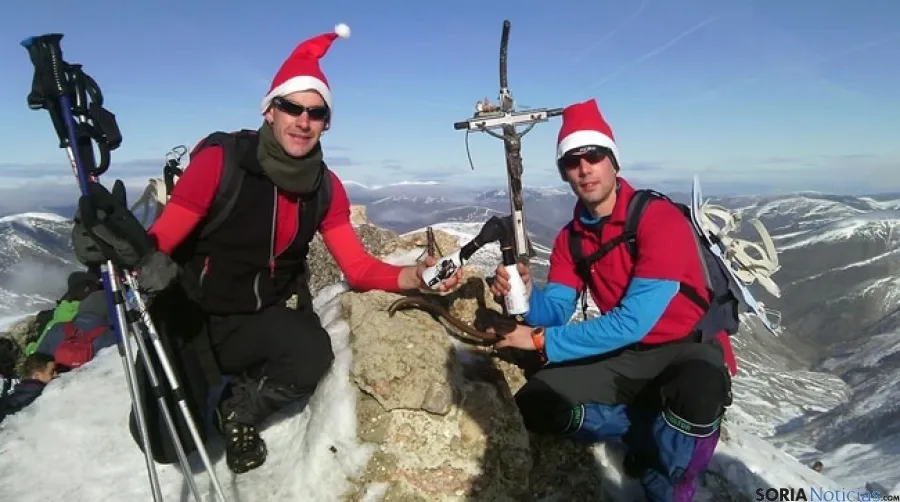 Celebrando la Navidad en la cubre del Urbión/ facebook-G. Escribano