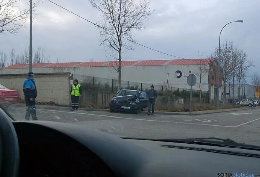 Uno de los dos vehículos siniestrados. / SN