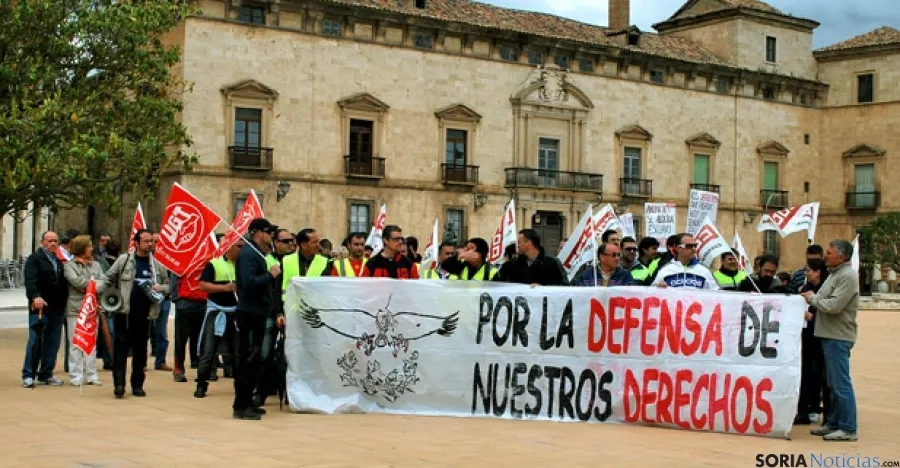 Movilizaciones de los trabajadores de Torras este verano.