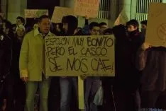 Manifestación de apoyo a Gamonal. / SN