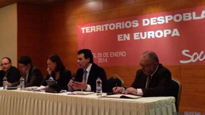 Lavilla, el segundo por la derecha este fin de semana en Teruel. 