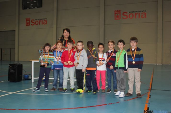 Lourdes Andrés y equipo ganador prebenjamín Infantes de Lara