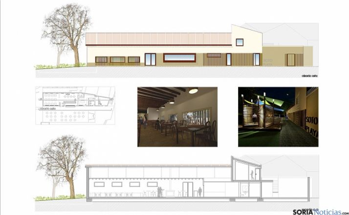Proyecto del bar del Soto Playa. 