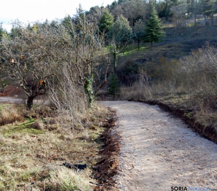 Senda recuperada en El Castillo