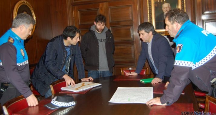 Reunión para planficar las obras