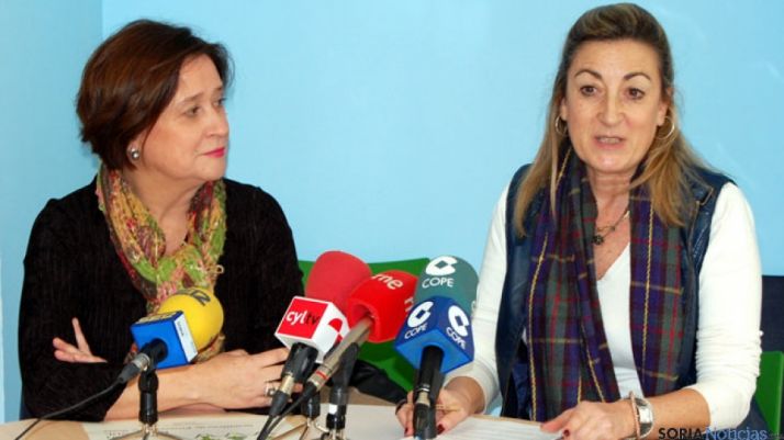 Pilar Sánchez Barreiro y Rita López Lobera